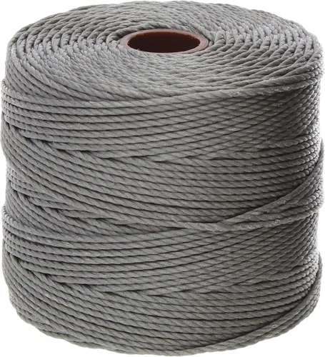 Miniatura 32 de The Beadsmith S-Lon - Cordón de nailon trenzado de 0.020 in para cuerda, color rojo oscuro, TEX210, carrete de 77 yardas