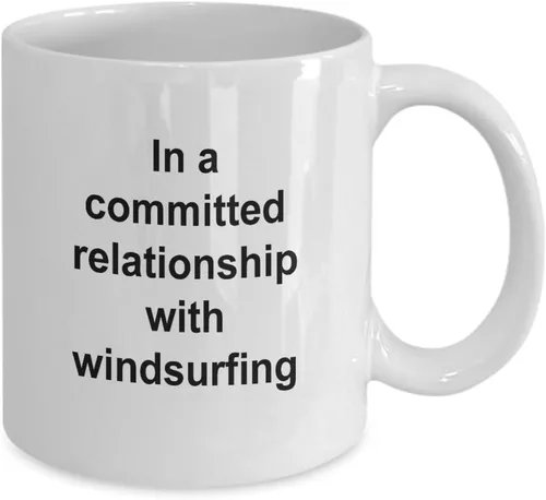 Miniatura 2 de Regalo de windsurfista - En una relación con el windsurf, taza de windsurf, regalo de windsurf
