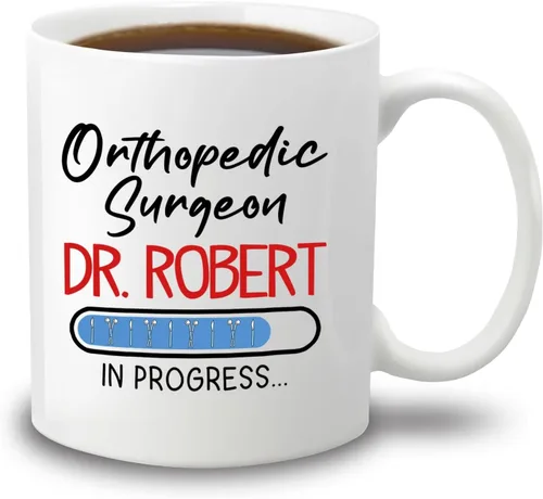 Miniatura 15 de Taza de café con nombre personalizada para hombres, mujeres, cirujano médico, taza de café blanca personalizada para cirujano ortopédico, taza