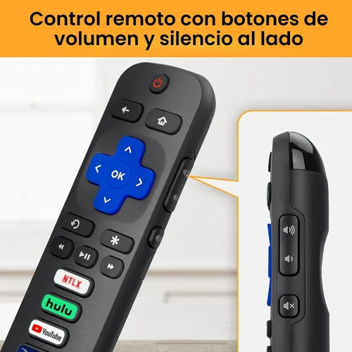 Miniatura 3 de Paquete de 3 controles remotos de repuesto solo para Roku TV, compatible con TCL Roku/Hisense Roku/Sharp/Philips/Onn Roku (no para Roku Stick y Box)