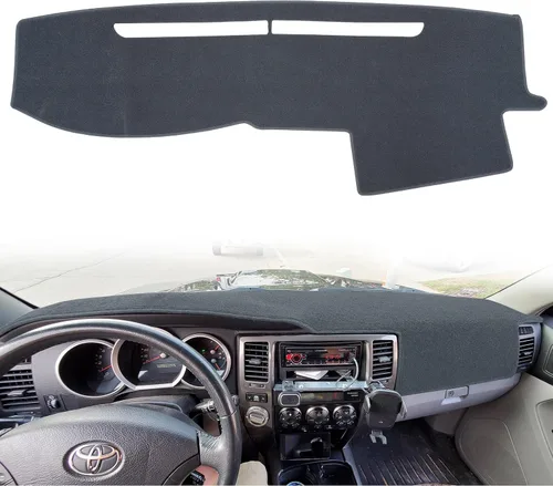 Miniatura 10 de Alfombrilla para tablero de instrumentos compatible con Toyota 4Runner 1996 1997 1998 1999 2000 2001 2002 (Beige)