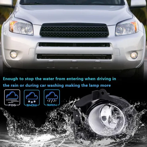 Miniatura 3 de PIT66 Luces antiniebla para parachoques delantero, compatibles con Toyota Rav-4 2006 2007 2008, luces antiniebla, montaje del lado del conductor