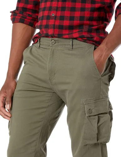 Miniatura 3 de Tienda Essentials pantalón cargo para hombre entallado elástico