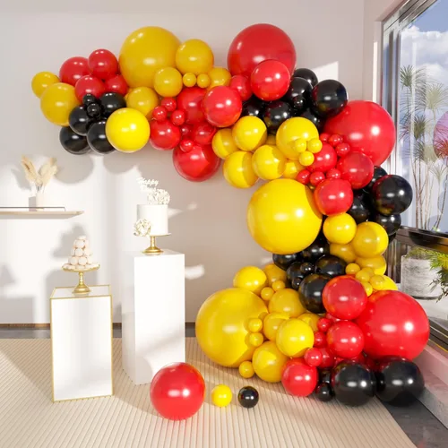 Miniatura 16 de MEBAY Kit de Arco de Guirnalda de Globos Bohemios, 156 Piezas Globos Rosa Empolvado Marrón Pastel Champán Dorado Blanco Metálicos para Boda Baby