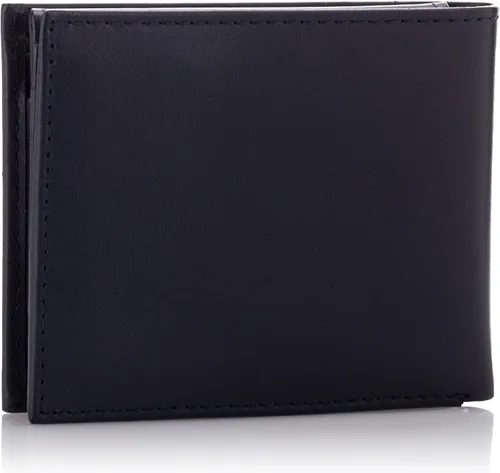 Miniatura 2 de Tommy Hilfiger Cartera de cuero genuino para hombre con múltiples ranuras para tarjetas