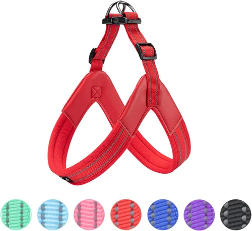 Miniatura 9 de EXCELLENT ELITE SPANKER Arnés para perro sin tirones Paso ajustable Chaleco reflectante con acolchado suave Correa para pecho para mascotas