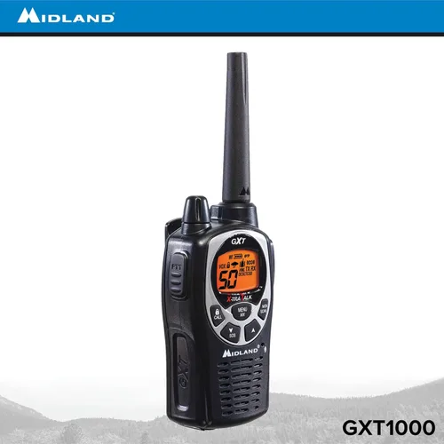 Miniatura 8 de Midland GXT1000VP4 Radio bidireccional GMRS de 50 canales – Walkie Talkie de hasta 36 millas – Negro/Plata (paquete de 4)