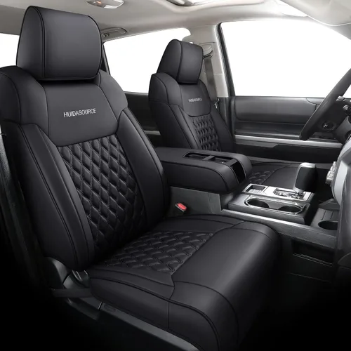 Miniatura 10 de Huidasource - Juego completo de fundas de asiento para Dodge Ram, fundas impermeables de cuero para camioneta pickup, con cobertura total, protector