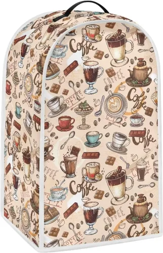 Miniatura 38 de Funda para batidora, cubierta para electrodomésticos de cocina, protección contra el polvo, lavable, para máquina de café, procesador de alimentos