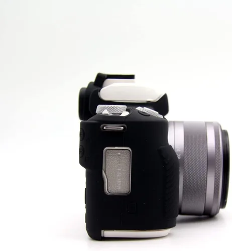 Miniatura 4 de Rieibi Funda de silicona para Canon M50 M50 Mark II Funda protectora de silicona suave para cámara digital Canon EOS M50 EOS M50 II, color negro