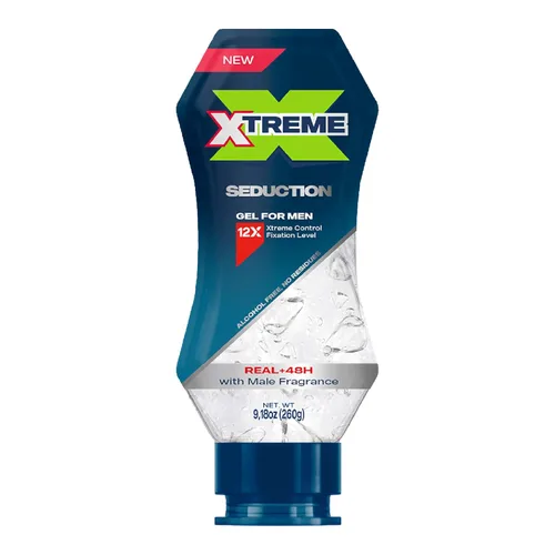 Miniatura 9 de Xtreme Gel Seduction Styling Hair Gel para hombres con aloe vera y control de 48 horas, 8.81 onzas (paquete de 12)