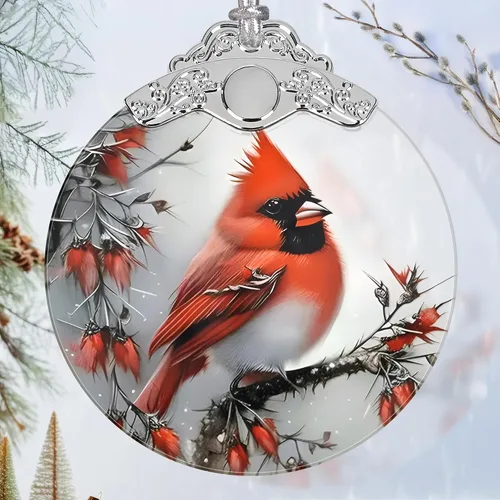 Miniatura 13 de Jocidea - Adorno de Vidrio Manchado de Elfo Mariposa - Adorno Navideño - Adornos Navideños para Árbol - Ideas de Regalos de Vacaciones - Intercambio
