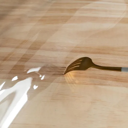 Miniatura 4 de Protector de escritorio transparente, lavable para una fácil limpieza, protector de escritorio de PVC transparente para restaurantes y mesas