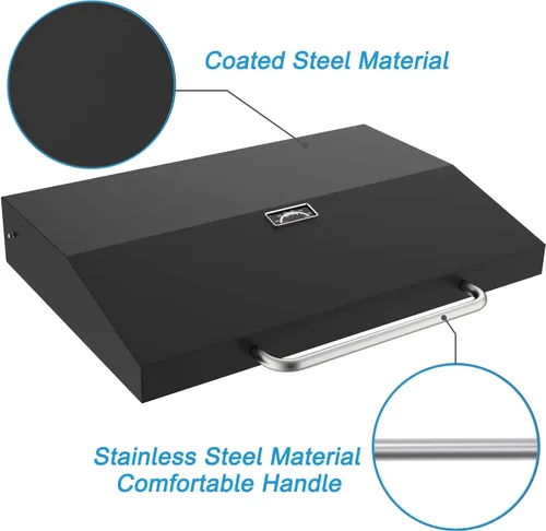 Miniatura 3 de Tapa con bisagras de mejora para parrillas Blackstone de 36 pulgadas, cubierta dura plana para parrilla Blackstone de 36" 1554 1863 1825 1818