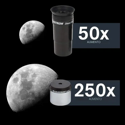 Miniatura 5 de Celestron - PowerSeeker 127EQ Telescopio - Telescopio ecuatorial alemán manual para principiantes - Compacto y portátil - Paquete de software