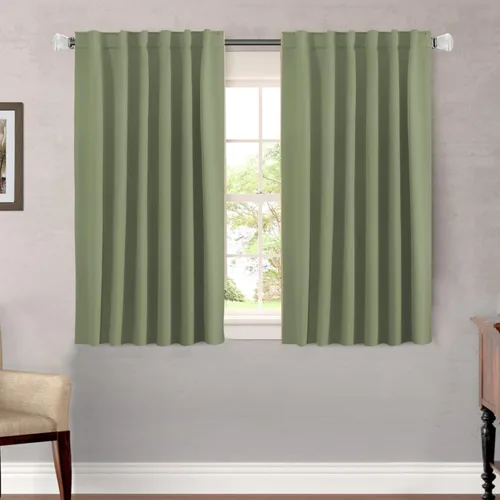 Miniatura 38 de H.VERSAILTEX Cortinas opacas con aislamiento térmico, paneles de tratamiento de ventana, cortinas opacas para oscurecer la habitación, cortinas Gris