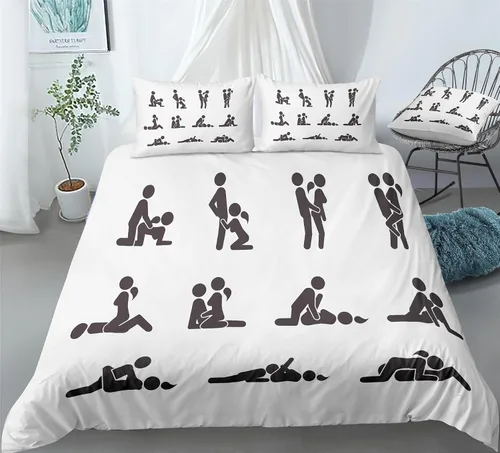 Miniatura 13 de REALIN Hawthorn Bedding - Juego de funda de edredón 3D, juego de cama de bosque japonés y río de montaña de 2/3/4 piezas, fundas de edredón