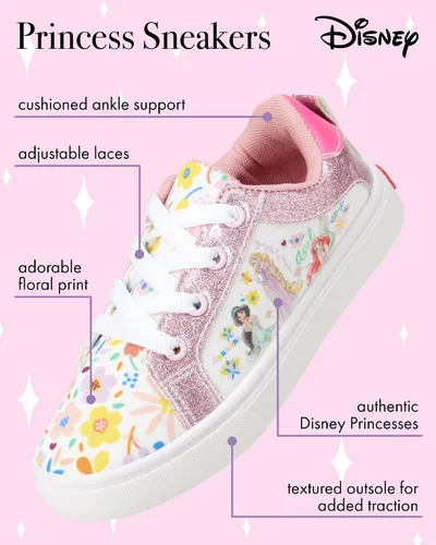 Miniatura 2 de Disney Zapatos para niñas - Tenis de princesa niñoniño pequeñoniño grande