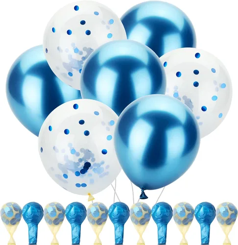 Miniatura 16 de Mr. Pen - Globos, 12 pulgadas, paquete de 54, negro, globos de fiesta