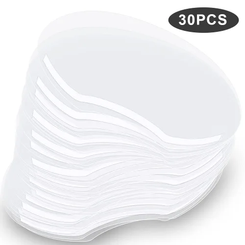 Miniatura 7 de 30 unidades de protectores faciales y oculares para ducha, viseras transparentes protectoras de maquillaje, protector de cejas para ducha
