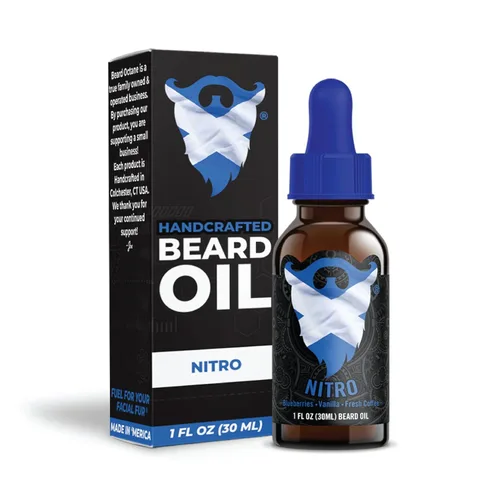 Miniatura 14 de Beard Octane Aceite para barba para hombres – Barbería (Barbershop Colonia) – Suaviza y acondiciona las barbas secas con argán y jojoba – 1 oz