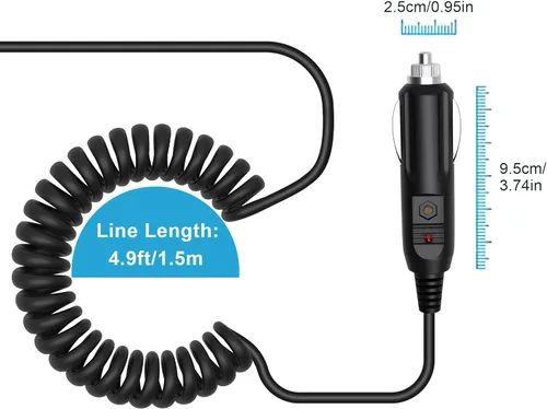Miniatura 2 de Adaptador de CC para Uniden BCD996XT BC-996XT Digital Mobile Radio Scanner Auto
