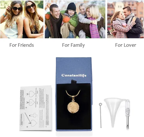 Miniatura 7 de constantlife Joyería de cremación para cenizas Collar de urna de acero inoxidable con colgante conmemorativo de baloncesto para hombres y mujeres