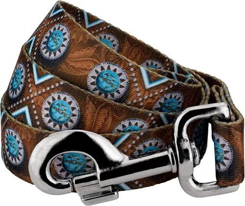 Miniatura 9 de Country Brook Design® Correa para perro Native Arizona de 1 pulgada - 6 pies Arizona nativa