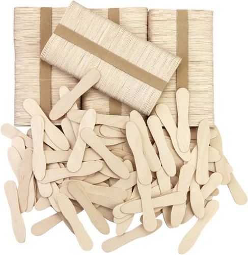 Miniatura 9 de 400 cucharas pequeñas de madera, mini cucharas desechables para degustación de helado, cuchara de muestra de madera de 3 pulgadas para manualidades