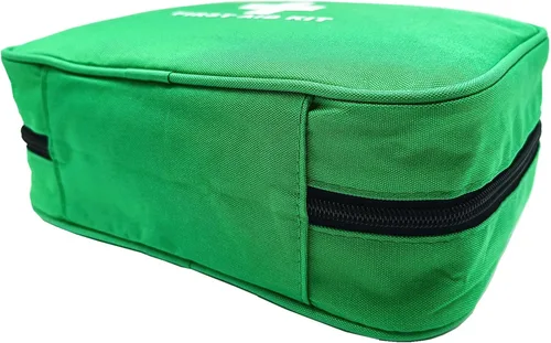 Miniatura 9 de Bolsa de primeros auxilios roja vacía de rescate de viaje para primeros auxilios, bolsa de emergencia para automóvil, hogar, oficina, cocina, Verde