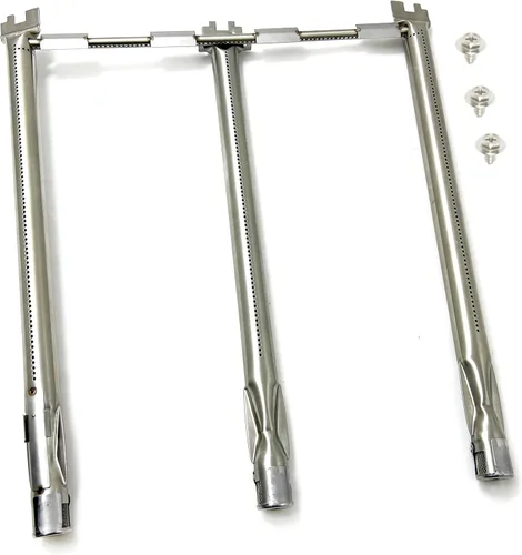Miniatura 14 de Kit DG271 - Barras aromatizantes de acero porcelánico 7635 de 15.3 pulgadas y tubos de quemador de parrilla de acero inoxidable 69785 para Weber