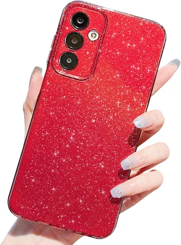 Miniatura 30 de MINSCOSE Funda compatible con Samsung Galaxy A14 5G, bonita funda delgada con purpurina fina, a prueba de golpes, de TPU para mujeres y niñas