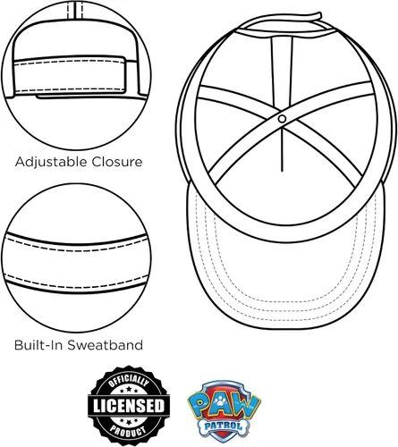 Miniatura 5 de Nickelodeon boys Nickelodeon Toddler Hat for Boys Ages 2-7, Paw Patrol Kids Baseball Cap