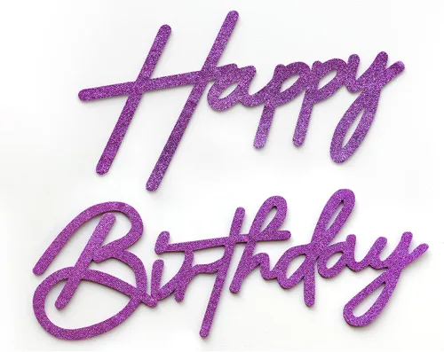 Miniatura 18 de Letrero negro de feliz cumpleaños para telón de fondo, letras de feliz cumpleaños de fieltro para arco de globos, decoraciones de telón de fondo