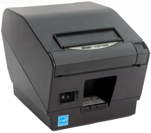 Star Micronics TSP743IIL Ethernet (LAN) Impresora térmica de recibos con cortador automático, color gris