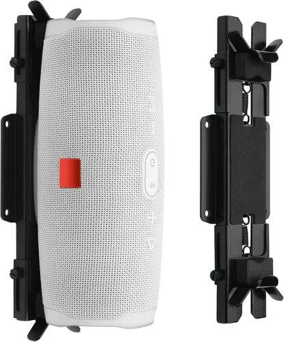 Soporte de pared para altavoz JBL Charge 4/Charge 5/Flip 6/Flip 5, soporte de pared de metal para altavoz de 6.85 a 9.2 pulgadas (negro)