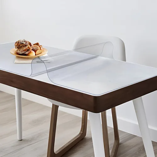 Miniatura 2 de Vicwe Protector de mesa transparente de 36 x 48 pulgadas, protector de mesa transparente de 1.5 mm de grosor, protector de mesa de plástico