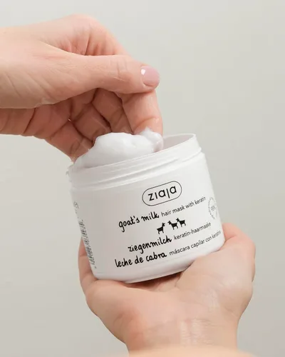 Miniatura 3 de Ziaja Mascarilla fortalecedora de leche de cabra con queratina, 6.8 fl oz