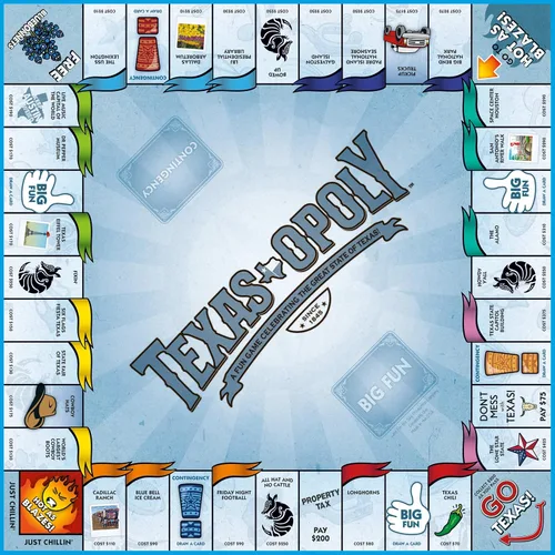 Miniatura 4 de Late for the Sky Texas-opoly Game, 96 meses a 9600 meses