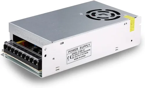 Miniatura 12 de Fuente de alimentación de 10 A, 120 W, 12 V CC, convertidor universal regulado conmutado de CA de 110 V/220 V a CC, (SMPS) adaptador de controlador