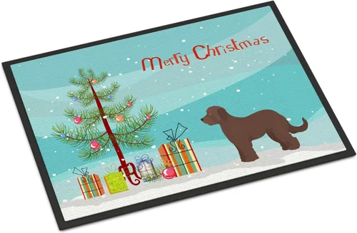 Miniatura 14 de Caroline's Treasures CK3799MAT Akita Shepherd - Tapete de árbol de Navidad de 18 x 27 pulgadas, tapete para puerta delantera, interior y exterior