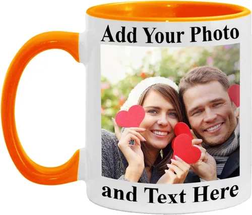 Miniatura 8 de Tazas de café personalizadas, tazas de café personalizadas, taza de café personalizada, tazas personalizadas, tazas personalizadas (Acent 11 oz_Blue)