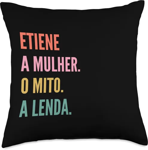 Miniatura 4 de Funny Portuguese First Name Design - Etiene Throw Pillow