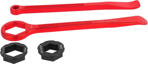 Miniatura 3 de Juego de llaves universales para neumáticos de motocicleta de 10 mm/0,39" 12 mm/0,47" 22 mm/0,87" 27 mm/1,06" 32 mm/1,26" con palancas de reparación