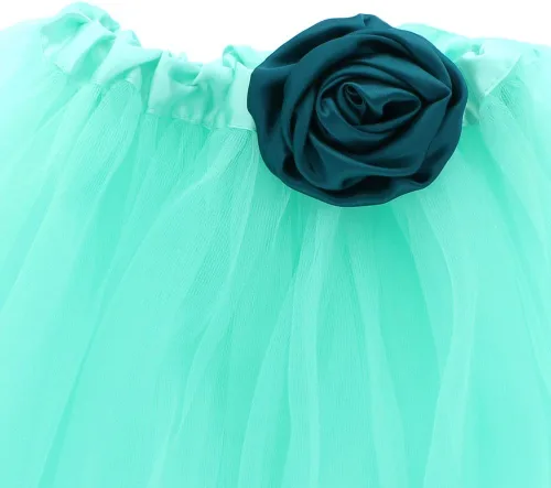 Miniatura 5 de Baby Tutú de tul para bailarina, 5 capas (0-3 meses de edad).