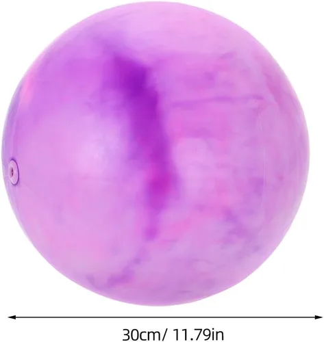 Miniatura 9 de Milisten Paquete de 2 mini pelotas de ejercicio, pelota de pilates pequeña de 12 pulgadas, antiestallido y antideslizante, pelota de núcleo suave