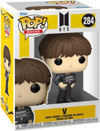 Miniatura 2 de POP Rocks: BTS Butter - Figura de vinilo V Funko (paquete con funda protectora de caja compatible), multicolor, 3.75 pulgadas
