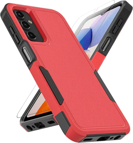 Miniatura 13 de Funda para Samsung Galaxy A15 5G: Funda protectora de doble capa resistente de servicio pesado para teléfono celular a prueba de golpes rugosa