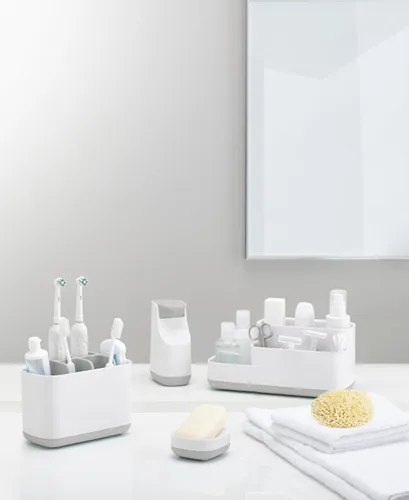 Miniatura 5 de Portacepillos de dientes gris claro grande EasyStore™