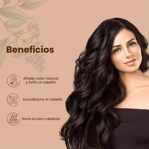 Miniatura 3 de Just Jaivik Polvo de henna (Lawsonia Inermis) para el cabello - 100% natural, certificado orgánico por la USDA por OneCert Asia, sin productos